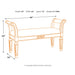 Realyn Accent Bench - Furniture Depot (3757307101237)