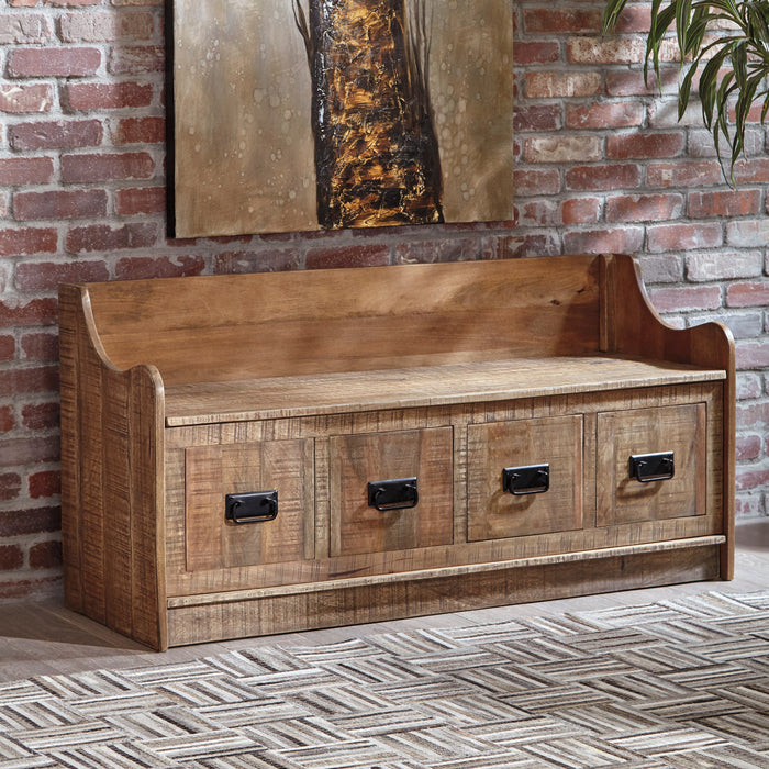 Garrettville Storage Bench - Furniture Depot (7762053202168)