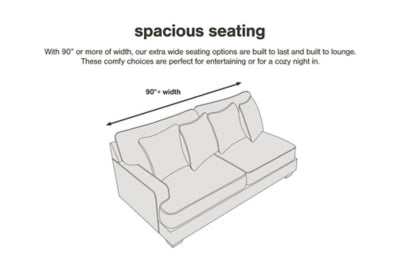 Alphons Reclining Sofa (Putty)