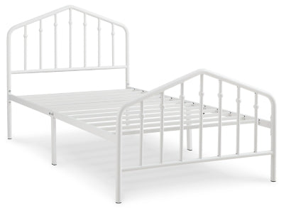 Trentlore Twin Metal Bed