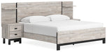 Vessalli King Panel Bed with Extensions