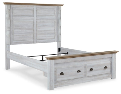 Haven Bay Queen Panel Storage Bed