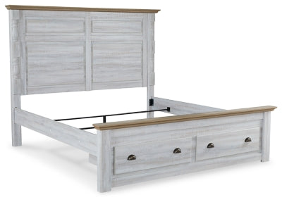 Haven Bay King Panel Storage Bed