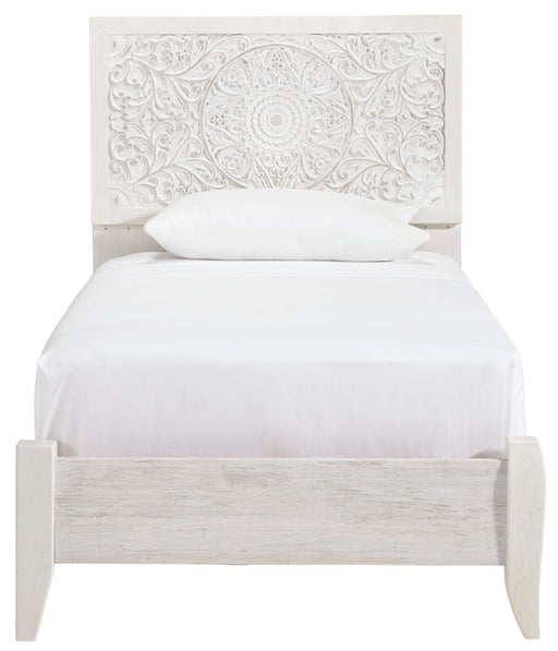 Paxberry Twin Bed - Whitwwash - Furniture Depot (4675738206310)