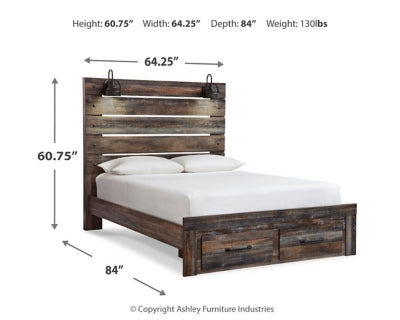 Drystan Queen Panel Bed