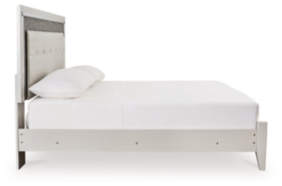 Zyniden King Upholstered Panel Bed