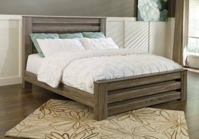 Zelen King Panel Bed, Dresser and Mirror