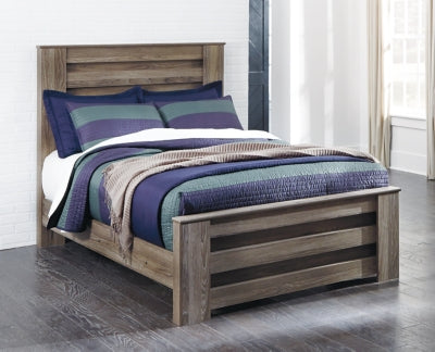 Zelen Full Panel Bed, Dresser and Mirror