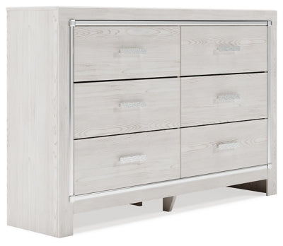 Altyra Dresser and Mirror (White)