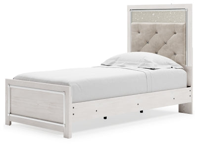 Altyra Twin Panel Bed  (White)