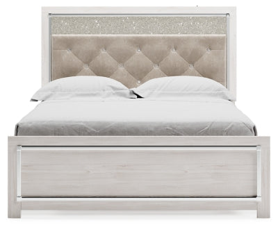 Altyra Queen Panel Bed  (White)