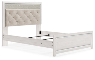 Altyra Queen Panel Bed  (White)