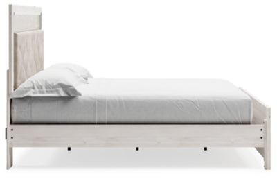 Altyra King Panel Bed  (White)