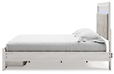 Altyra King Upholstered Storage Bed (White)