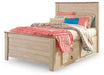 Willowton Twin Panel Bed with 2 Storage Drawers