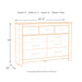 Bellaby Dresser - Furniture Depot