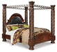 North Shore California King Poster Bed with Canopy