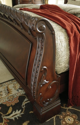 North Shore California King Sleigh Bed