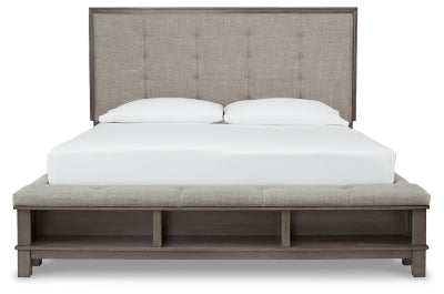 Hallanden King Panel Bed with Storage