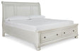 Robbinsdale King Sleigh Bed with Storage