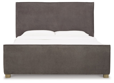 Krystanza Queen Upholstered Panel Bed