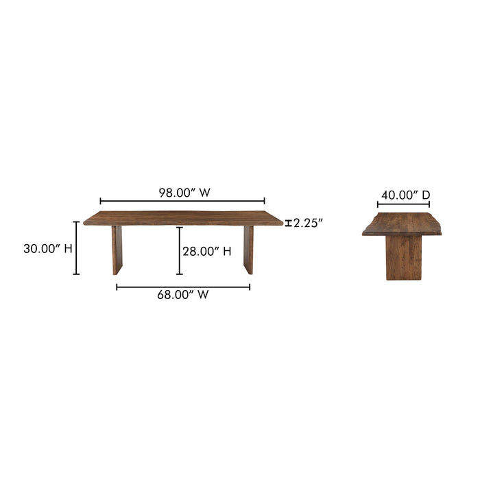 Lila Dining Table Brown