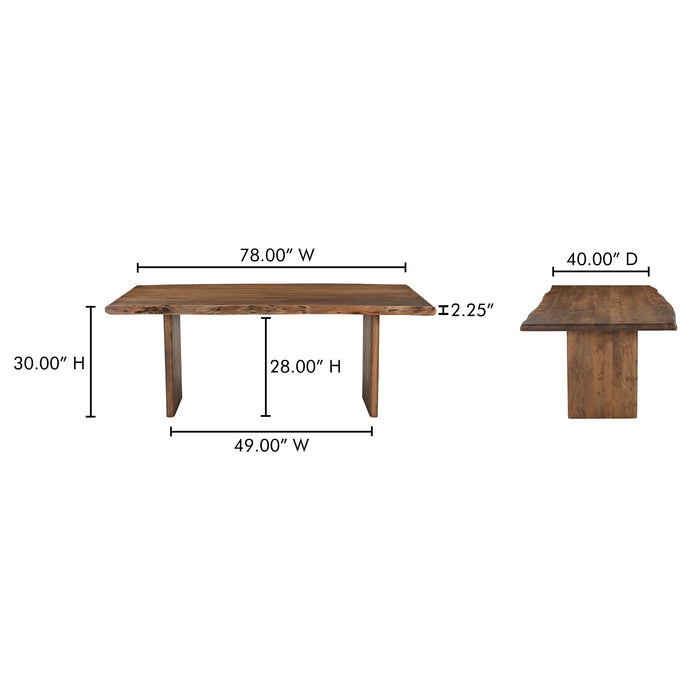 Lila Dining Table Brown