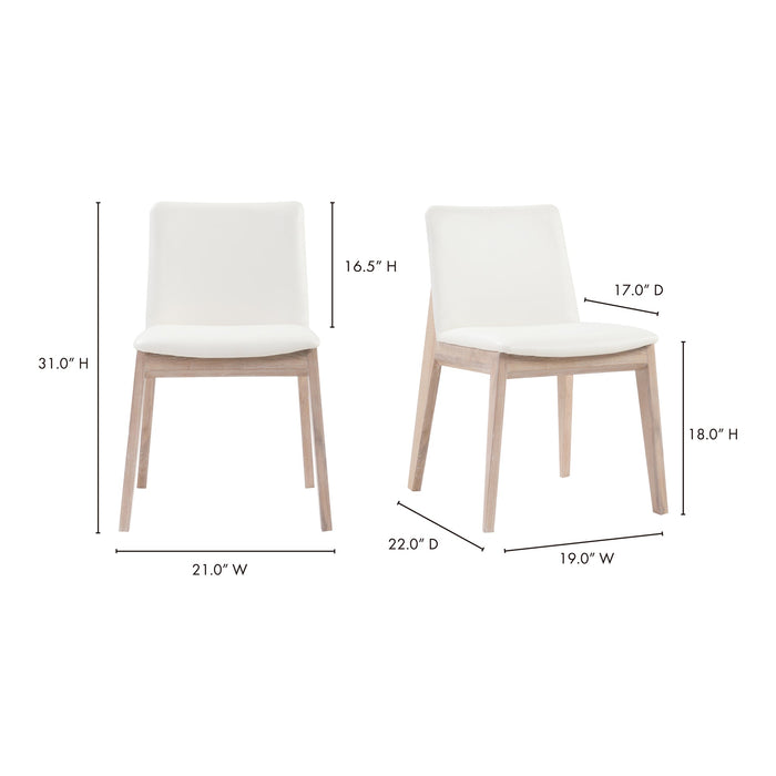Deco Oak Dining Chair - Set Of Two