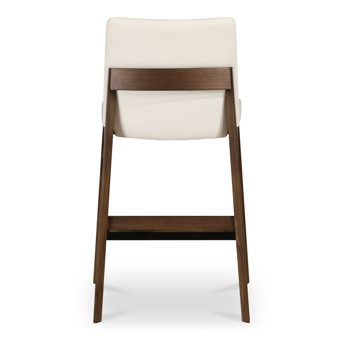 Deco Counter Stool White PVC