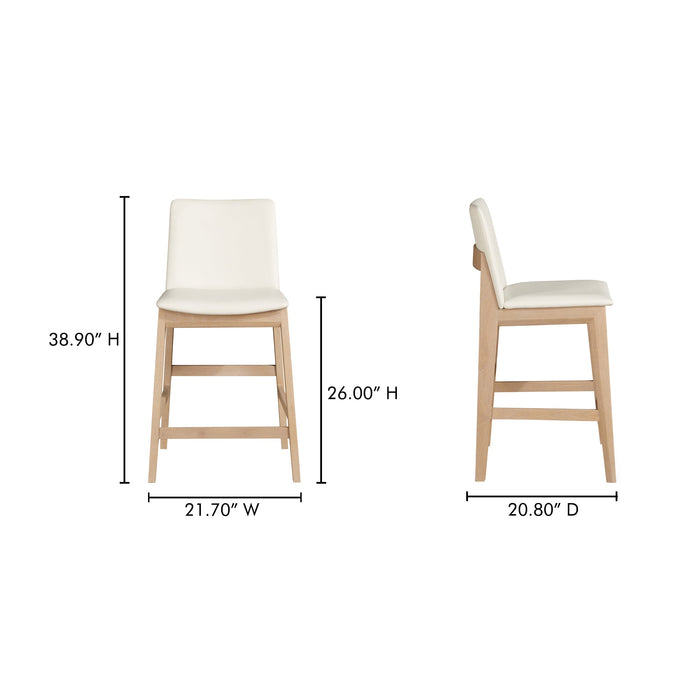 Deco Oak Counter Stool