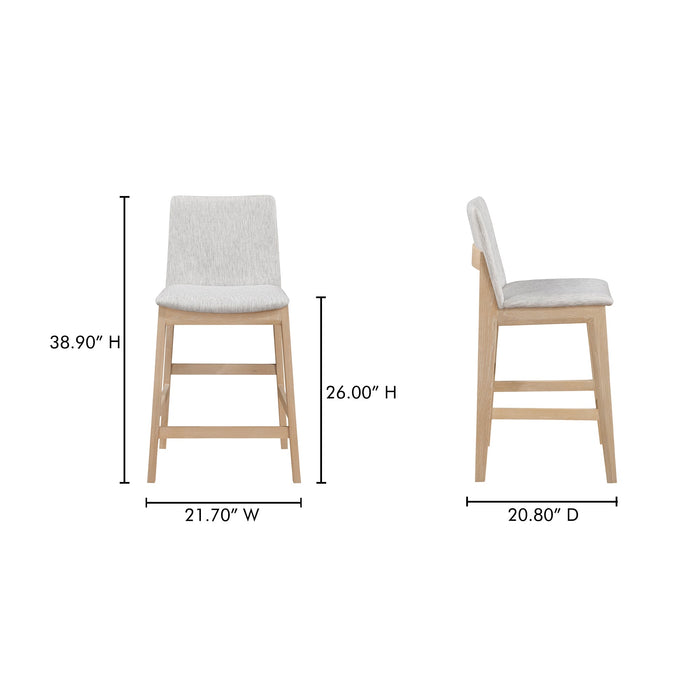 Deco Oak Counter Stool