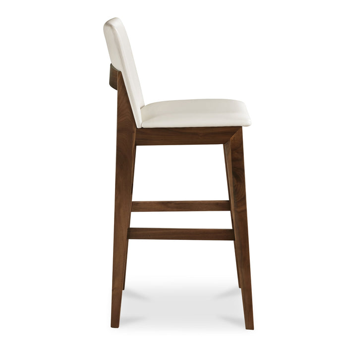 Deco Barstool White PVC