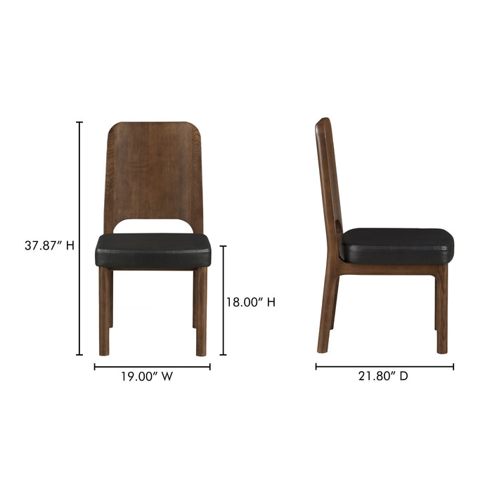 Kerr Dining Chair Walnut Stained - Set Of Two