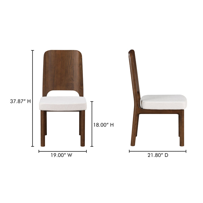 Kerr Dining Chair Walnut Stained - Set Of Two