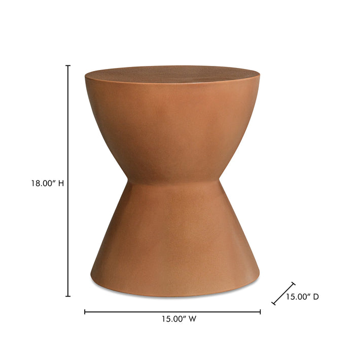 Hourglass Outdoor Stool