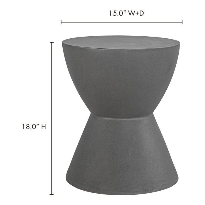Hourglass Outdoor Stool