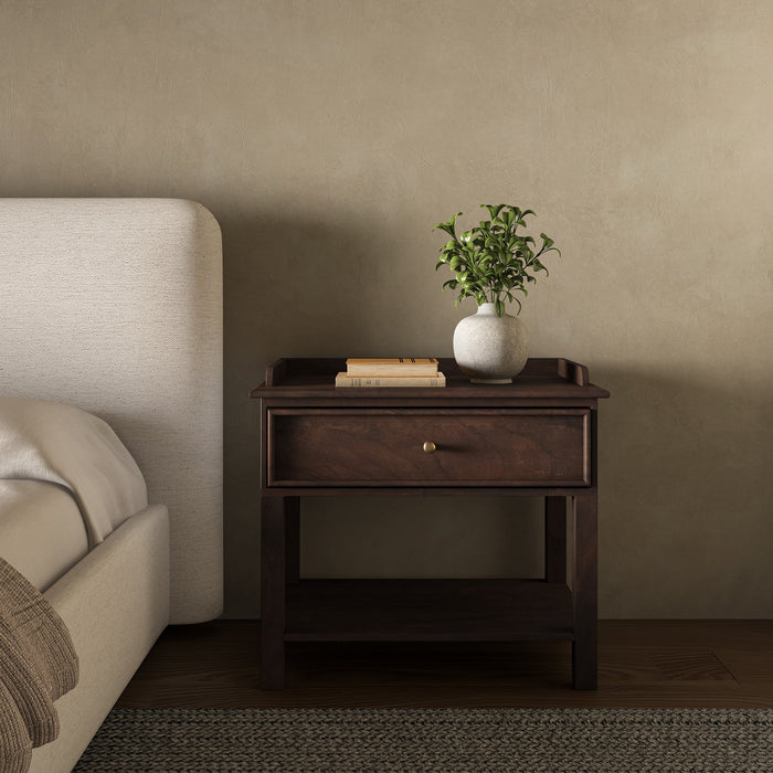 Maeve Nightstand Dark Brown