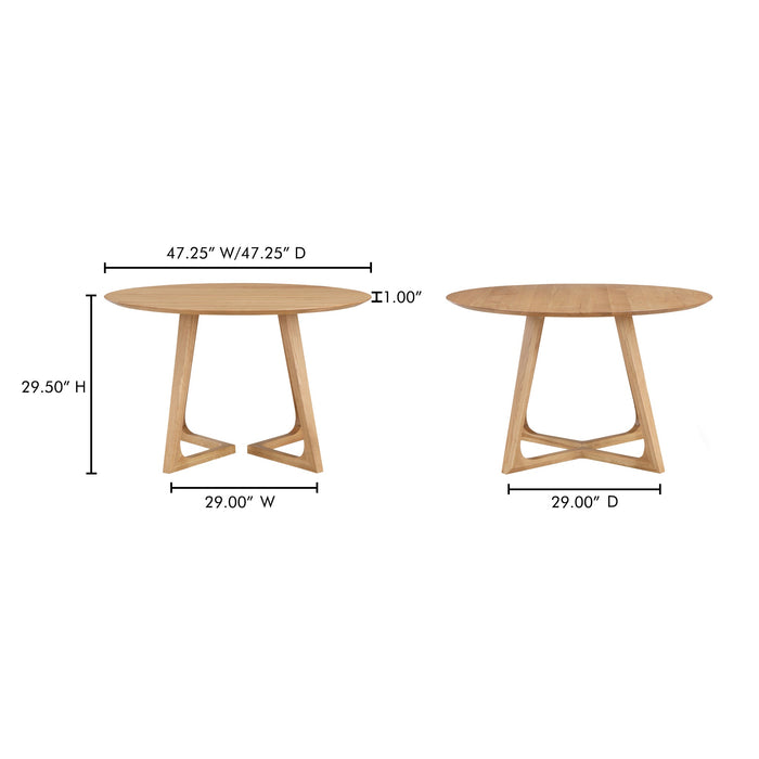 Godenza Round Dining Table