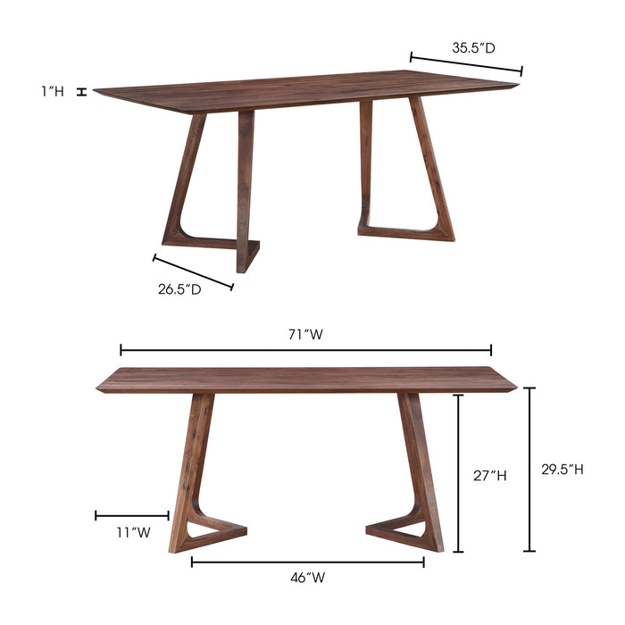 Godenza Rectangular Dining Table