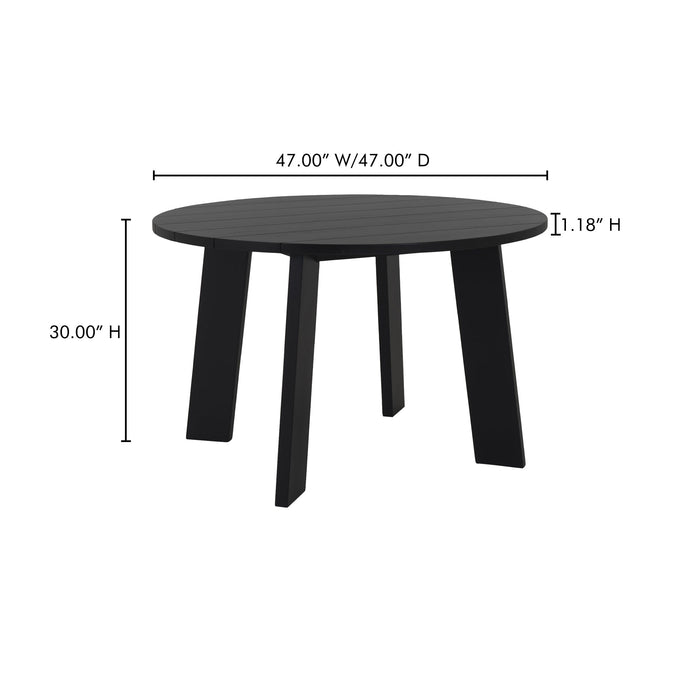 Delta Round Outdoor Dining Table