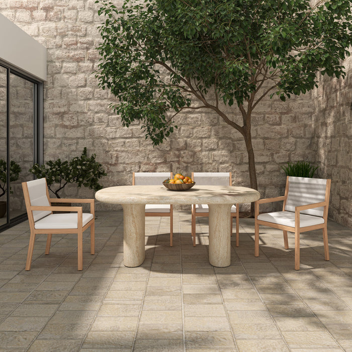 Luce Outdoor Dining Chair Natural
