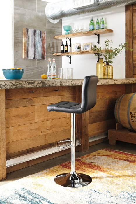 Bellatier Tall UPH Swivel Barstool(2/CN) - Furniture Depot (6152116994221)