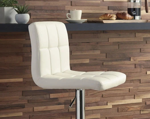 Bellatier Tall UPH Swivel Barstool(2/CN) - Bone (set of 2)