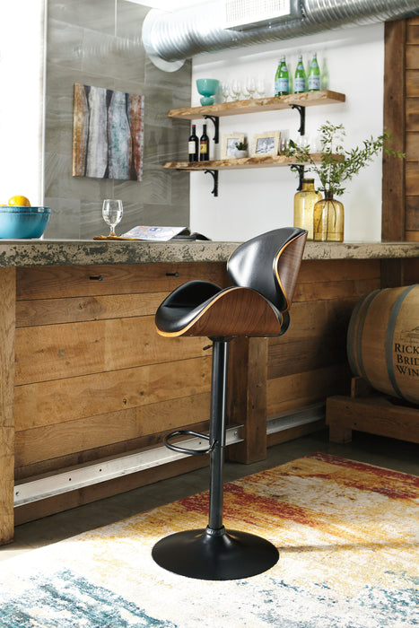 Bellatier Tall UPH Swivel Barstool(1/CN) - Furniture Depot (6152167293101)