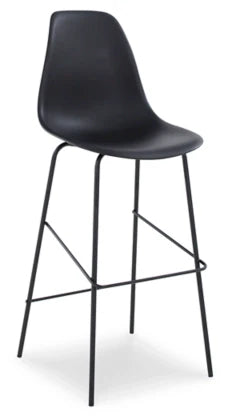Forestead Bar Height Barstool (Set of 2) - Black