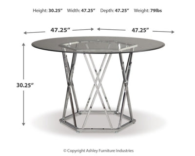 Madanere Dining Table and 4 Chairs