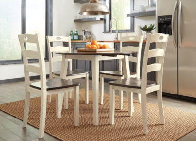 Woodanville Dining Table with 4 Chairs