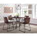 Centiar Round Dining Room Table and Chairs 5 Pc Set - Furniture Depot