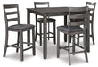 Bridson Counter Height Dining Table and Bar Stools (Set of 5)