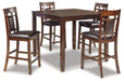 Bennox Counter Height Dining Table and Bar Stools (Set of 5)